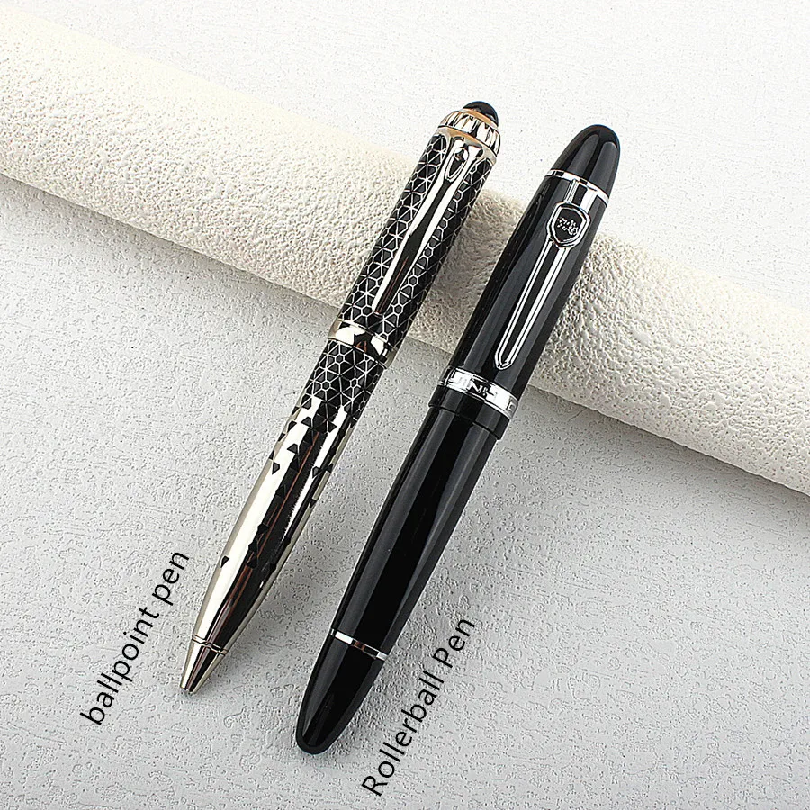 Marchio di alta qualità JINHAO X159 Penna roller dorata Regalo in metallo Penna a inchiostro per firma calligrafia classica PK Jinhao 450 1