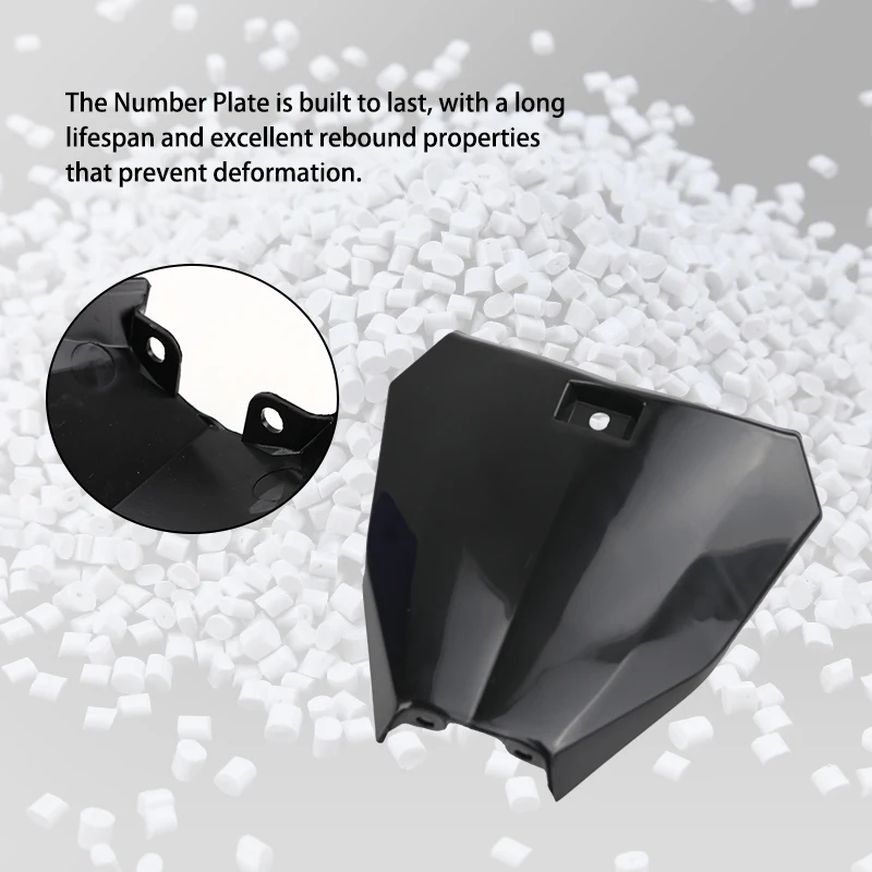 LINGQI RACING Moto Copertura In Plastica Targa Anteriore Registrazione Parafango Per 49cc Bambini Cinese Dirt Pit Bike Motocross 6