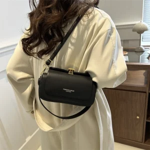 Borsa da donna coreana di lusso Borsa a tracolla versatile a tracolla Borsa piccola quadrata Borsa minimalista con manico superiore Tote chic 1