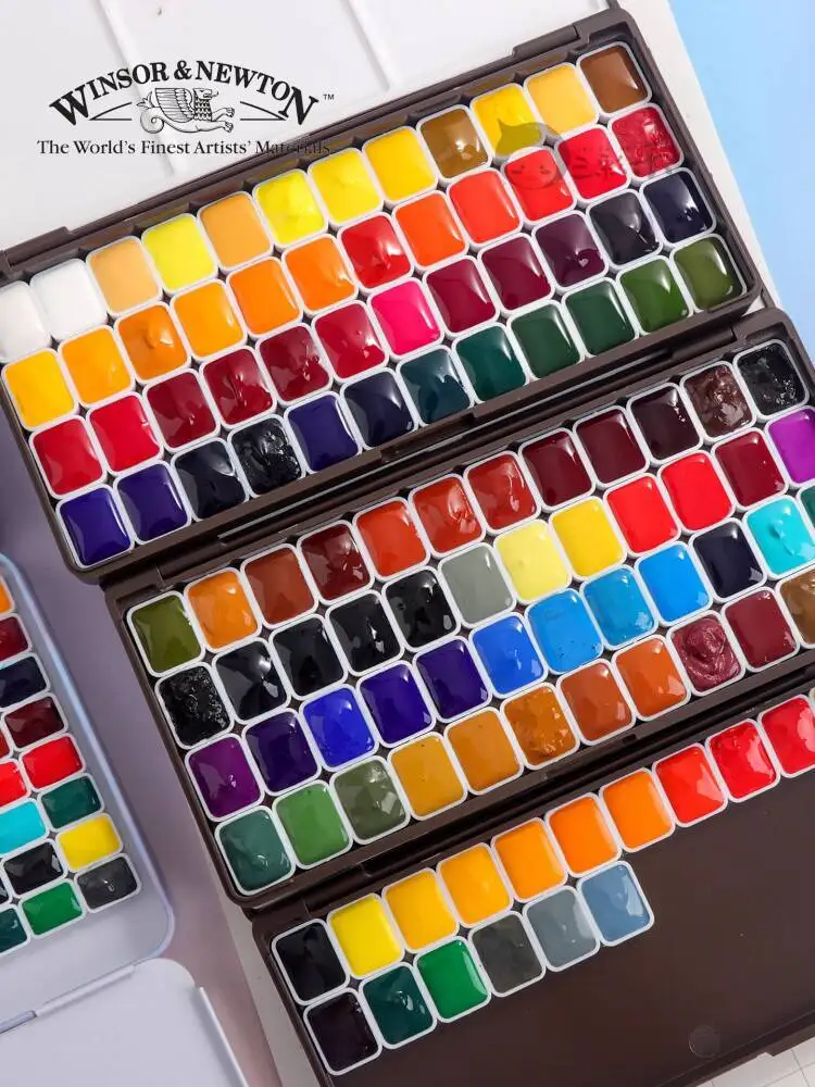 Set di colori ad acquerello Winsor & Newton Artist Grade 24 colori 36 colori 48 colori Set di acquerelli serie a colori 3