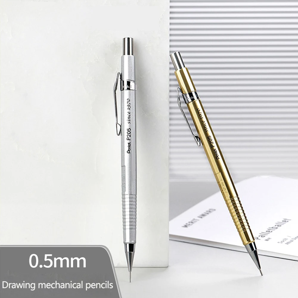 1 pz Giappone Pentel Matita Meccanica P205 per Clena 0.5mm Matita Attività Centro Basso Studente Disegno Forniture di Arte di Cancelleria 2