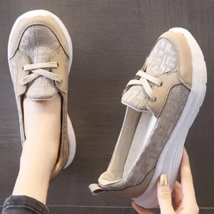 Donna Tempo libero quotidiano Nuovi mocassini Appartamenti Ammortizzazione Suola morbida e durevole Sneakers traspiranti Scarpe basse antiscivolo comode ed eleganti 1
