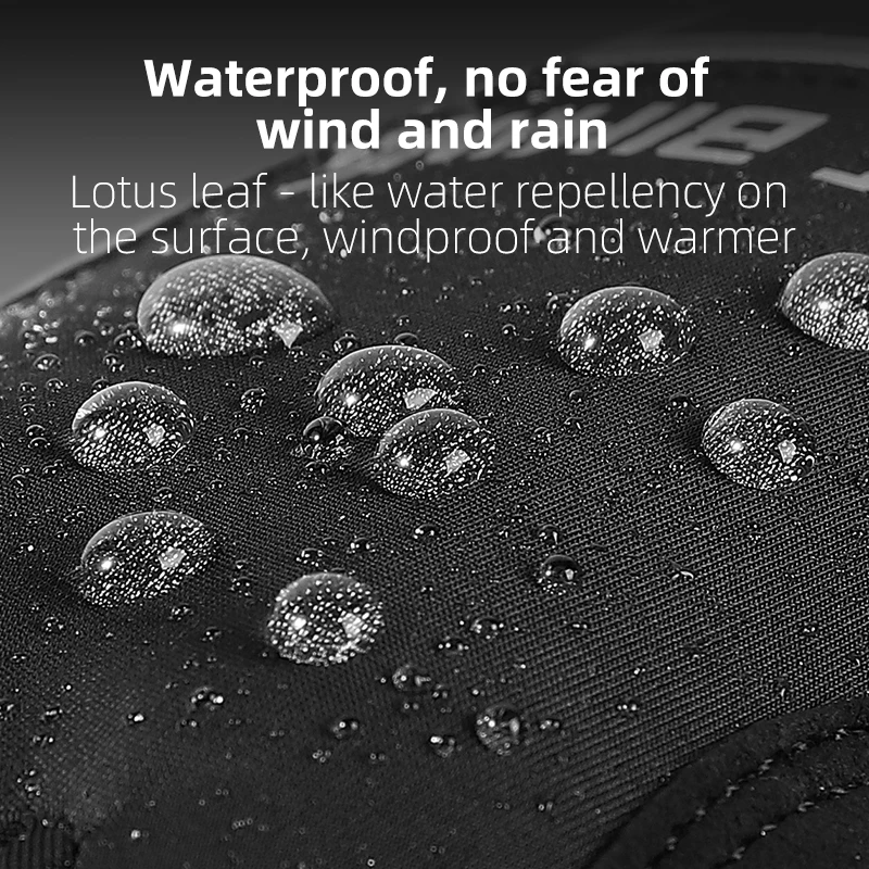 WEST BIKING Guanti da bici invernali addensare touch screen caldo uomo donna guanti da ciclismo sport corsa sci MTB bici guanti da moto 5