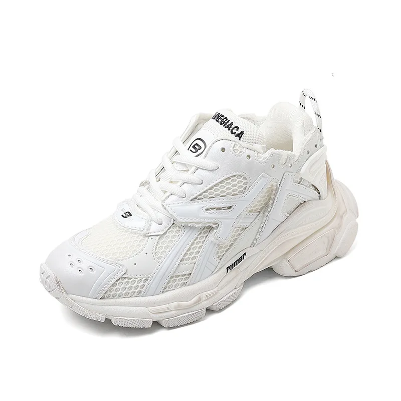 Nuove donne traspiranti sneakers in pelle PU scarpe basse da corsa scarpe sportive scarpe Casual traspiranti donna Chaussure Femme Sapatos 6