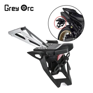 Per Yamaha YZF R1 2009 2010 2011 2012 -2014 Parafango posteriore Parafango Copertura Targa di Licenza Staffa Accessori Moto 1