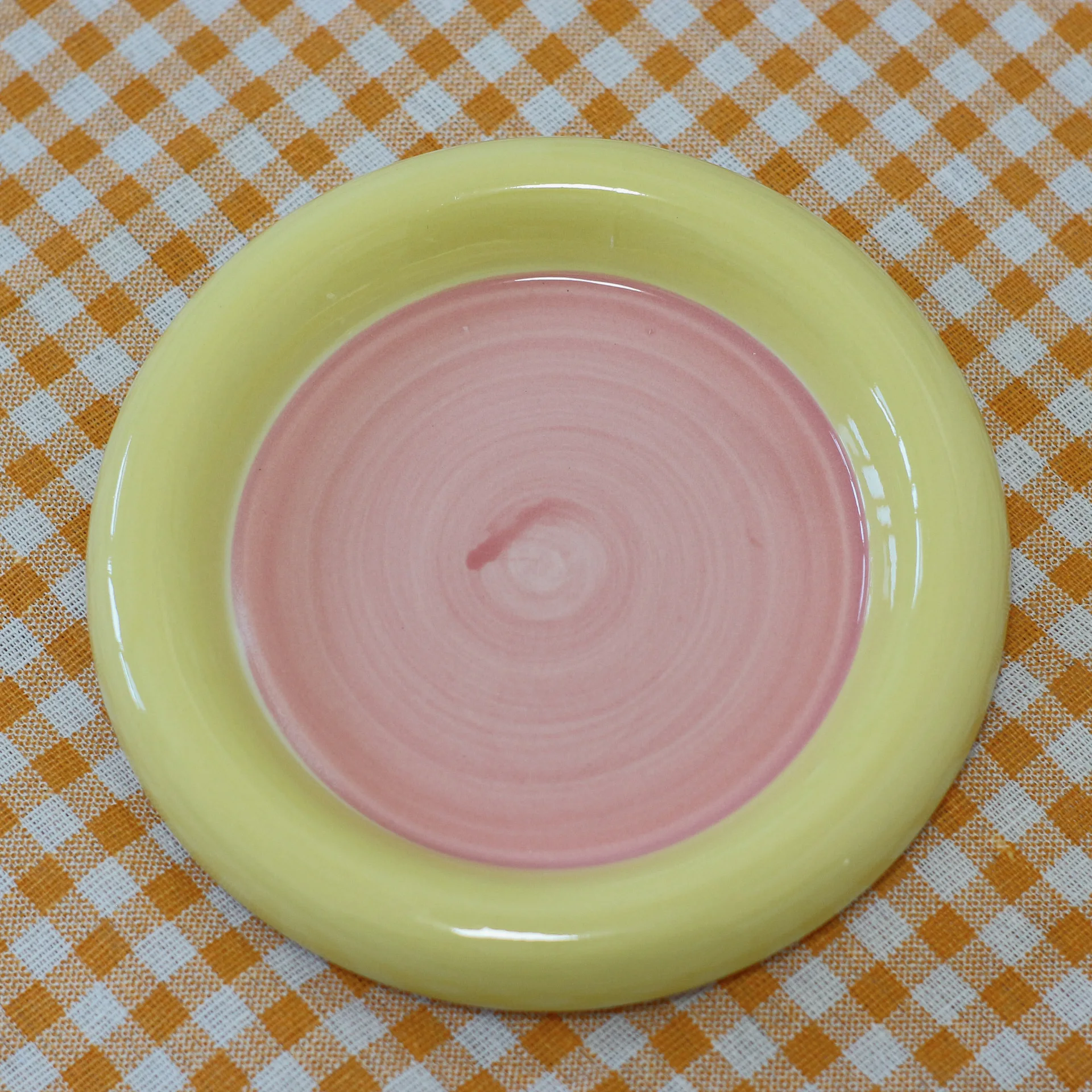 Piatto rotondo in ceramica Piatto per cibo occidentale dai bordi spessi Piatto per snack creativo Stoviglie europee Utensili da cucina per corso principale in ceramica 6