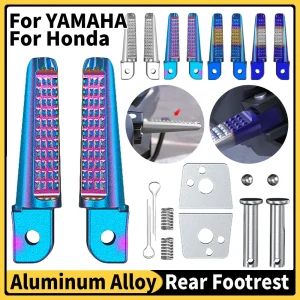 1 paio poggiapiedi posteriore antiscivolo poggiapiedi posteriori moto poggiapiedi posteriori per Honda Phantom 150 CB190R per Yamaha 1