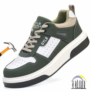 scarpe antinfortunistiche con puntale in plastica stivali da lavoro leggeri scarpe antinfortunistiche comode da uomo Scarpe da magazzino per costruzioni industriali 1