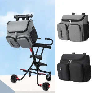 Borsa per passeggino borsa per mamma per pannolini portabottiglie per latte borsa a tracolla borsa per passeggino all'aperto borsa per appendere organizzatore di grande capacità 1