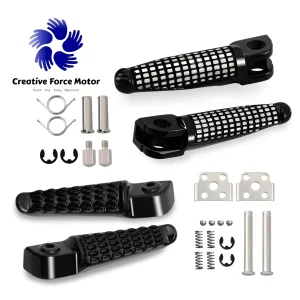 CNC anteriore posteriore pedane moto poggiapiedi pilota pedale passeggero per Kawasaki Ninja ZX-6R abs ZX-10R Z800 ZR-800 Z1000 H2 SE accessori moto 1