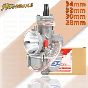 Moto Tenda Piatta Carburatore Keihin per Keihin PWK 28 30 32 34mm Scooter 2T 4T ATV Dirt Bike Enduro Motocross Accessori 1