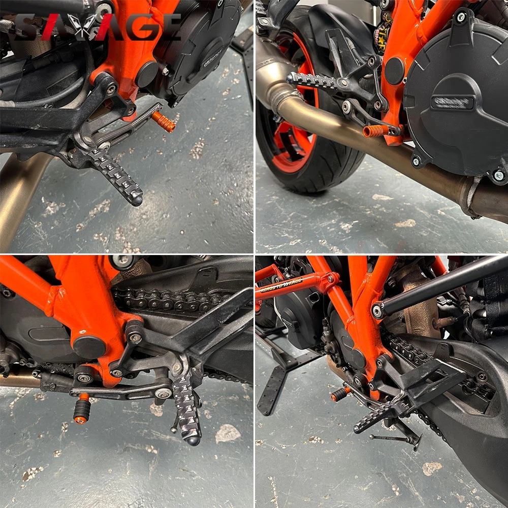 Per 1290 Super Duke GT 1290GT Moto Gear Shifter Leva Tallone Peg Pedale del freno Punta Passo Piastra Cambio Pedale del cambio 2016-2024 2