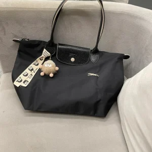 Nuove borse da donna pieghevoli in nylon hobos Borse Classiche Lady Tote Bag Borse a tracolla ricamate Borse con manici corti e longchamp 1