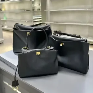2025 Nuova borsa Rodeo Borsa da ascella con chiusura di fascia alta Borsa a tracolla singola in pelle Abbigliamento da lavoro casual Borse da donna Kelly 1