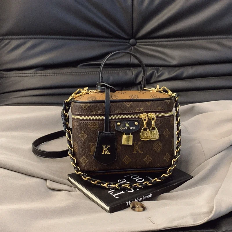 Borsa a tracolla con cerniera in pelle di nuova stilista per donna - Borsa a tracolla classica ed elegante con borsa a tracolla 1