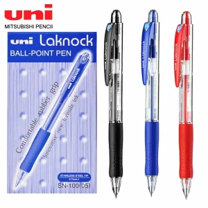 5/12 pz Giappone Uni Penna A Sfera SN-100 Studente di Scrittura Liscia Asciugatura Rapida 0.5mm/0.7mm Nero Rosso Blu Scuola di Cancelleria Per Ufficio 1