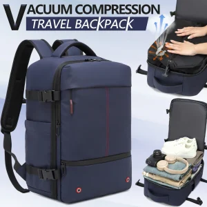 NUOVO zaino a compressione sottovuoto approvato Ryanair, borsa da cabina, borsa per laptop da 15,6 1