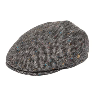 VOBOOM Berretto da strillone in edera a spina di pesce Berretti piatti da guida 50% misto lana di tweed Gatsby Cabbie Scally Hat Bunnet Paddy Hats 1