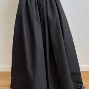 Gonna lunga a trapezio estiva oversize da donna con volant pieghettato allentato moda casual gonne da donna gonna elastica a vita alta da donna 1