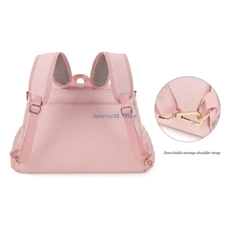 Borsetta organizzatore Y4UD da viaggio per pannolini per bambini con tasche isolate capacità 2