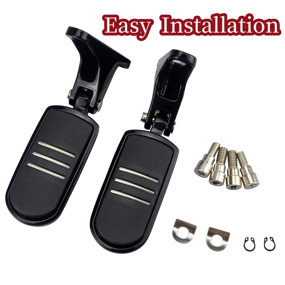 Pedane posteriori passeggero Poggiapiedi motos Supporto pedale Per Harley Touring CVO Street Glide Ultra Classic Electra Glide FLHX Road King FLHR 1993-2024 accessori moto 6