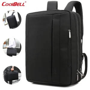 COOLBELL zaino per Laptop da 15.6/17.3 pollici per uomo donna borsa per Laptop portatile multifunzione zaino da viaggio d'affari impermeabile 1