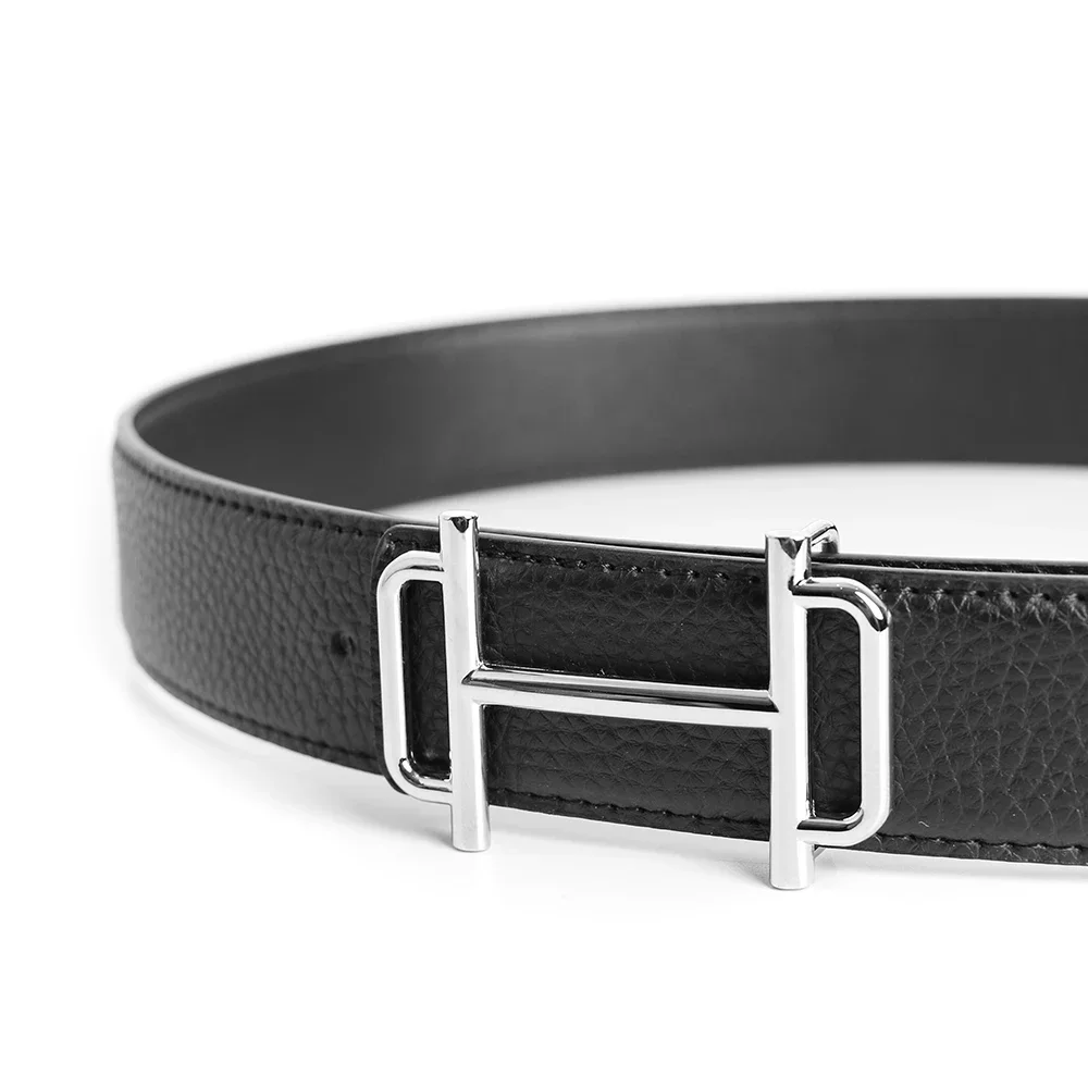 2024 Luxury Designer Pin T Buckle Belt uomo alta qualità donna vera pelle Dress Strap per Jeans cintura Western Goth 3