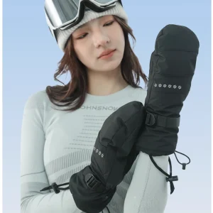 John Snow Guanti da sci invernali con protezione da polso incorporata Uomo Donna Guanti da snowboard impermeabili in Kevlar Primaloft Gold All-Mountain 1