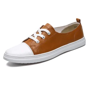 Scarpe Casual da uomo in vera pelle scarpe da ufficio d'affari scarpe basse bianche da uomo comode scarpe da guida sportive Zapatos Hombre 1