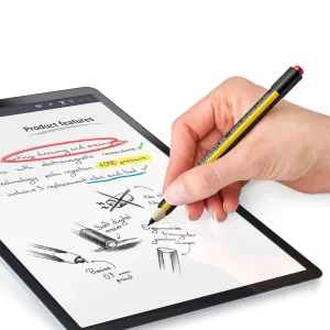 La penna elettromagnetica Staedtler EMR Noris ha una funzione di gomma e supporta compatibilità con dispositivi Wacom EMR 1