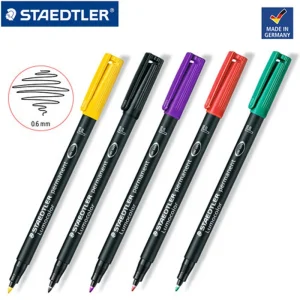 2 pz/lotto STAEDTLER 318 F 0.6mm pennarelli artistici ad asciugatura rapida impermeabile multicolore opzionale inchiostro cancelleria accessori per ufficio 1