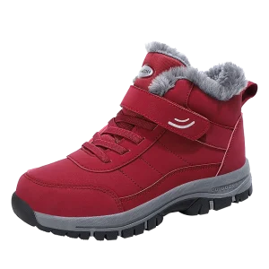 Nuovi stivali da neve caldi e alla moda in pile da uomo e da donna invernali, stivaletti e scarpe e stivali di cotone per anziani 1