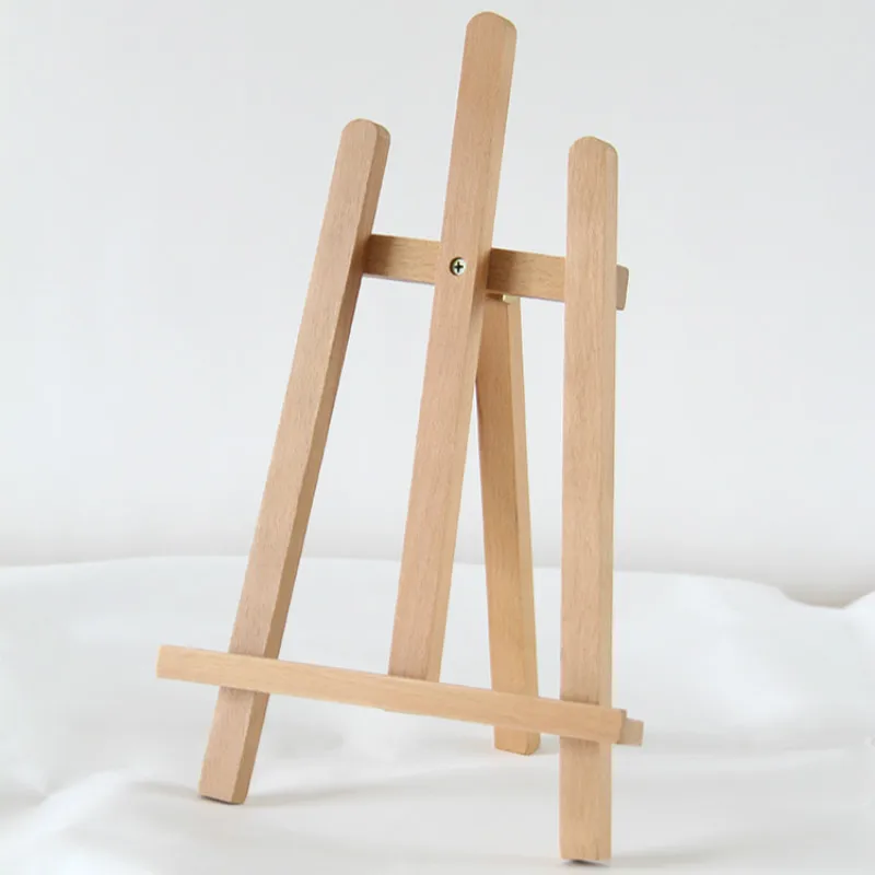 Mini Tavolo Cavalletto Caballete De Pintura Cavalletto di Legno Artista Pittura A Olio Cavalletto Stand Accessori Pittura Acquerello Tavolo Da Disegno 5