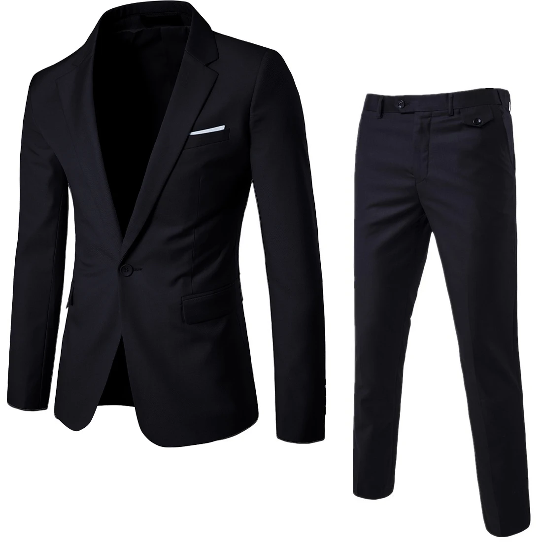 Abiti da uomo blazer 3 pezzi 2 set elegante gilet da lavoro di lusso da sposa pantaloni cappotti blu 2022 giacche formali coreane 2