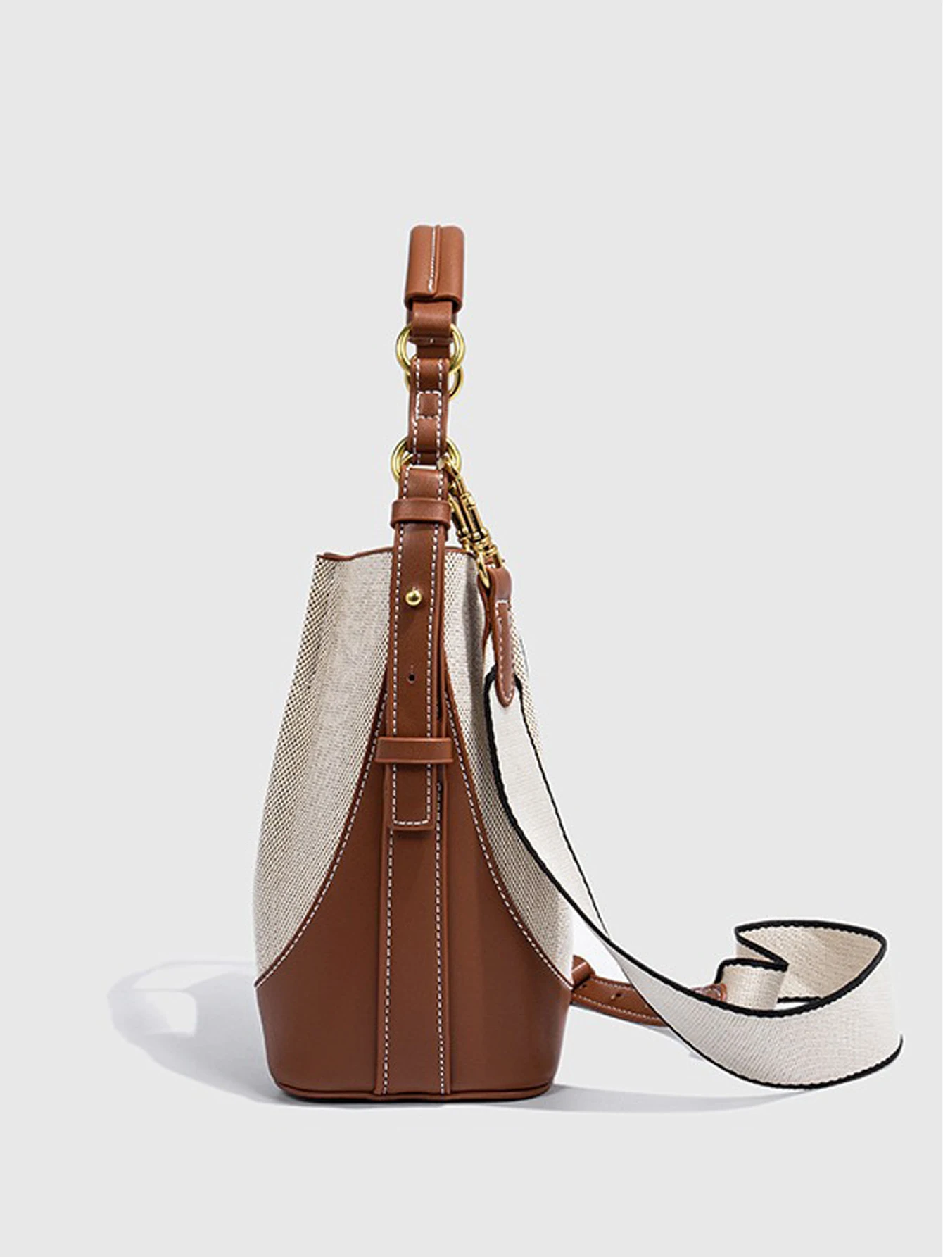 2024 nuova borsa a secchiello con tracolla a tracolla singola con tracolla larga di grande capacità 2