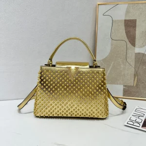 Borsa da donna di lusso impreziosita da perle 2024 |   Elegante borsa a spalla e a tracolla da donna |   Borsa chic Street Style e Office 1