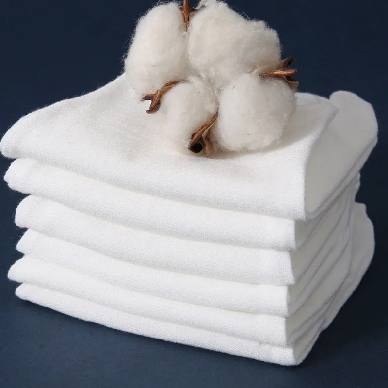 Guanti da lavoro bianchi in morbido cotone per la movimentazione di mani asciutte Guanti SPA Guanti cerimoniali ad alta elasticità Strumenti per la pulizia della casa 3