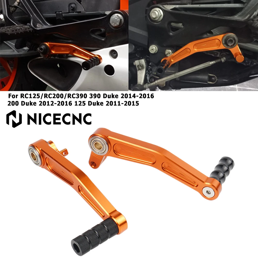 Per KTM RC 125 200 390 2014-2016 Duke 200 390 2013-2016 Duke 125 2011-2015 Moto Pedale Freno Leva Leva Del Cambio 1