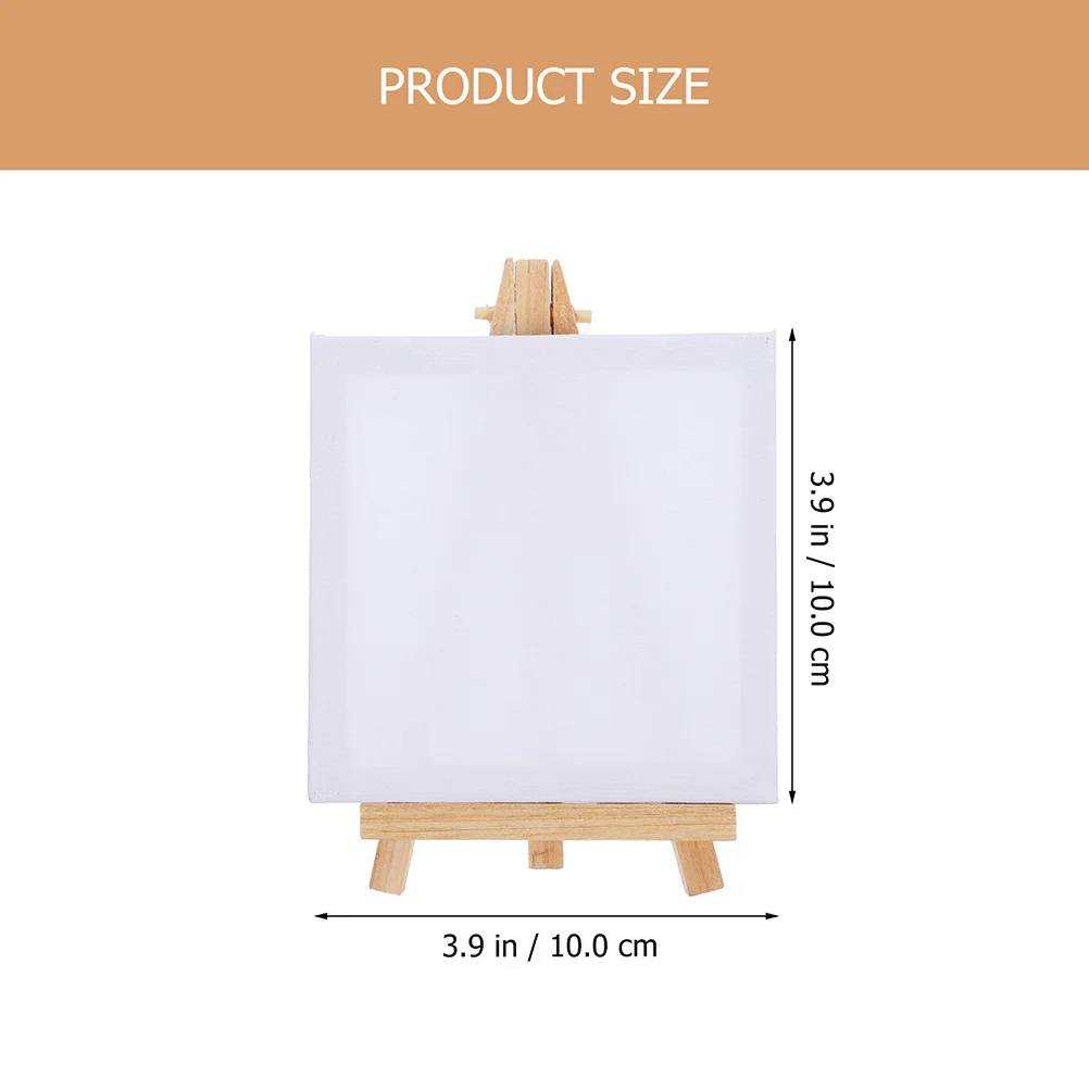 15 set set di cavalletti per pittura mini supporto per tela tavolo da disegno artistico in legno per olio acrilico acquerello tavolo artigianale fai da te supporto per artista 4