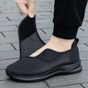 Scarpe casual da passeggio gonfie per piedi larghi ortopedici da donna Scarpe unisex per l'evoluzione del pollice che regolano le scarpe da uomo per diabetici morbide e confortevoli 1