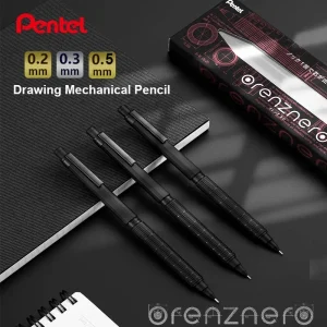 Matita Professionale Pentel ORENZNERO 0.2 | 0.3 | Matite per attività di espulsione automatica a piombo a bassa gravità da 0,5 mm Forniture per disegno preciso 1