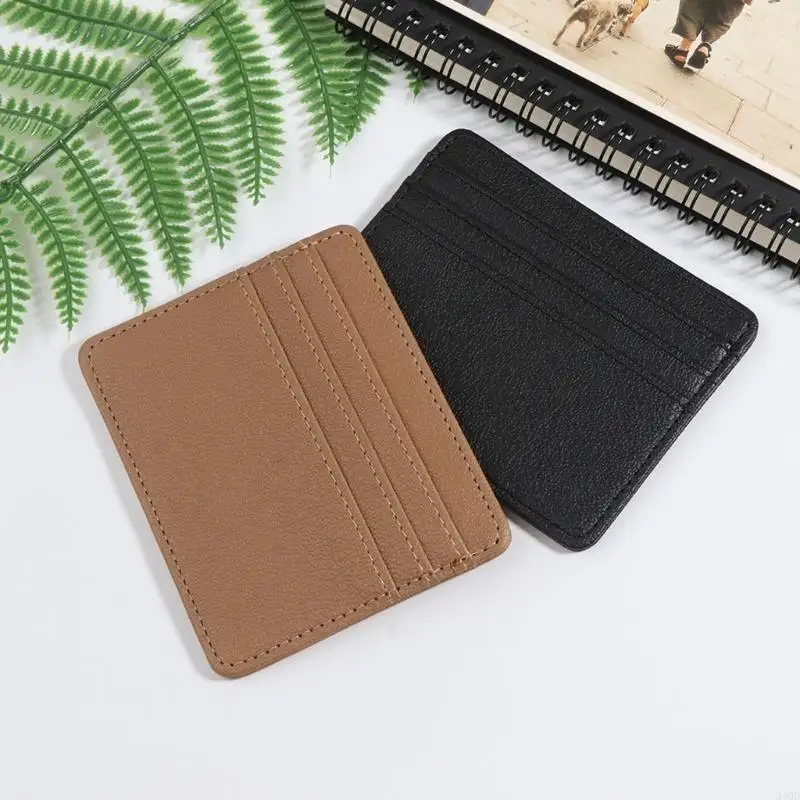 340D Titolare casuale Casual Credit Card Blocking RFID per case per uomini Women PU Leather Wallet Cards for Case Business 1