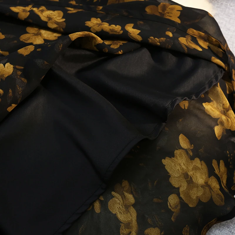 Seoulish a vita alta vintage stampato floreale gonne a coda di pesce da donna 2025 nuova estate coreana casual gonne a sirena femminile 4