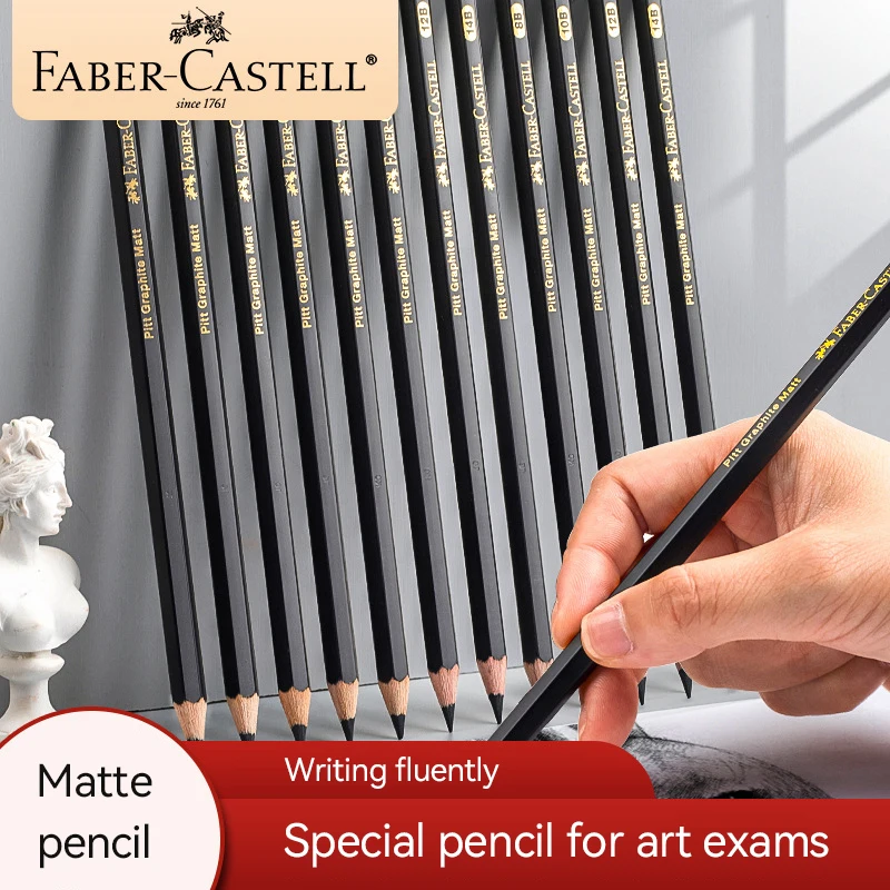 Faber-Castell 3/12 Pz Set Matte Schizzo Matita Pittura Arte Matite di Grafite Ombreggiatura Scrittura Schizzo Disegno Design Rifornimenti d'arte 2