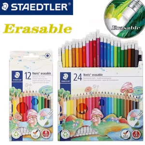 12/24 colori/set tedesco STAEDTLER matita colorata cancellabile 144 50NC pittura Graffiti piombo colorato materiale artistico scuola di cancelleria 1