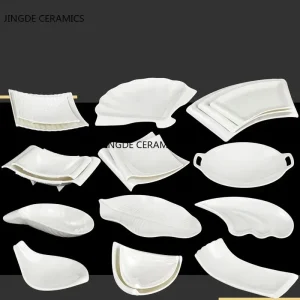 Piatto da portata irregolare in plastica bianca pura commercio vassoio da portata BBQ piatti da Picnic Dessert snack piatti di frutta stoviglie da cucina 1