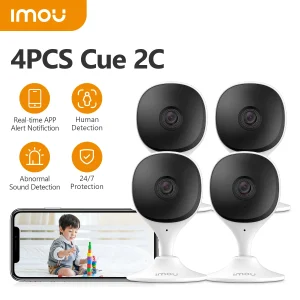 4PCS IMOU Telecamera di sicurezza interna Wi-Fi IP Sistema intelligente di sorveglianza di sicurezza con visione notturna Baby Monitor Telecamera per bambini 1