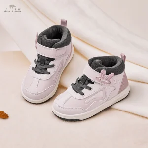 Dave Bella Scarpe da tavolo per bambini Scarpe invernali antibatteriche per nuove ragazze Scarpe in velluto per bambini dolci e carine Outdoor caldo DB4254324 1