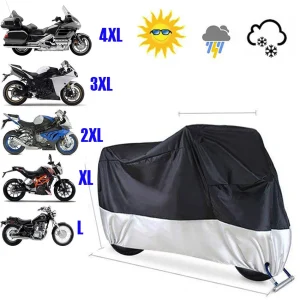 Brand New SML XL 2XL 3XL 4XL Protezione UV esterna universale Copertura moto impermeabile Bache Fonda Moto Scooter Custodia da bicicletta 1