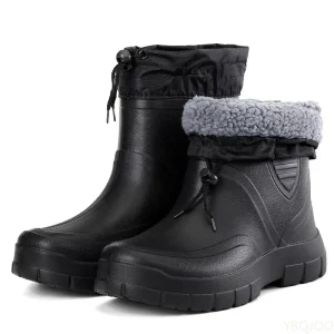Stivaletti unisex caldi invernali Stivali da neve impermeabili da esterno da uomo Scarpe taglie forti Stivale antiscivolo con suola spessa Zapatos Homme 1